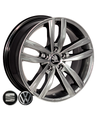 Replica Skoda D7004 HB R15 W6.5 PCD5x100 ET35 DIA57.1